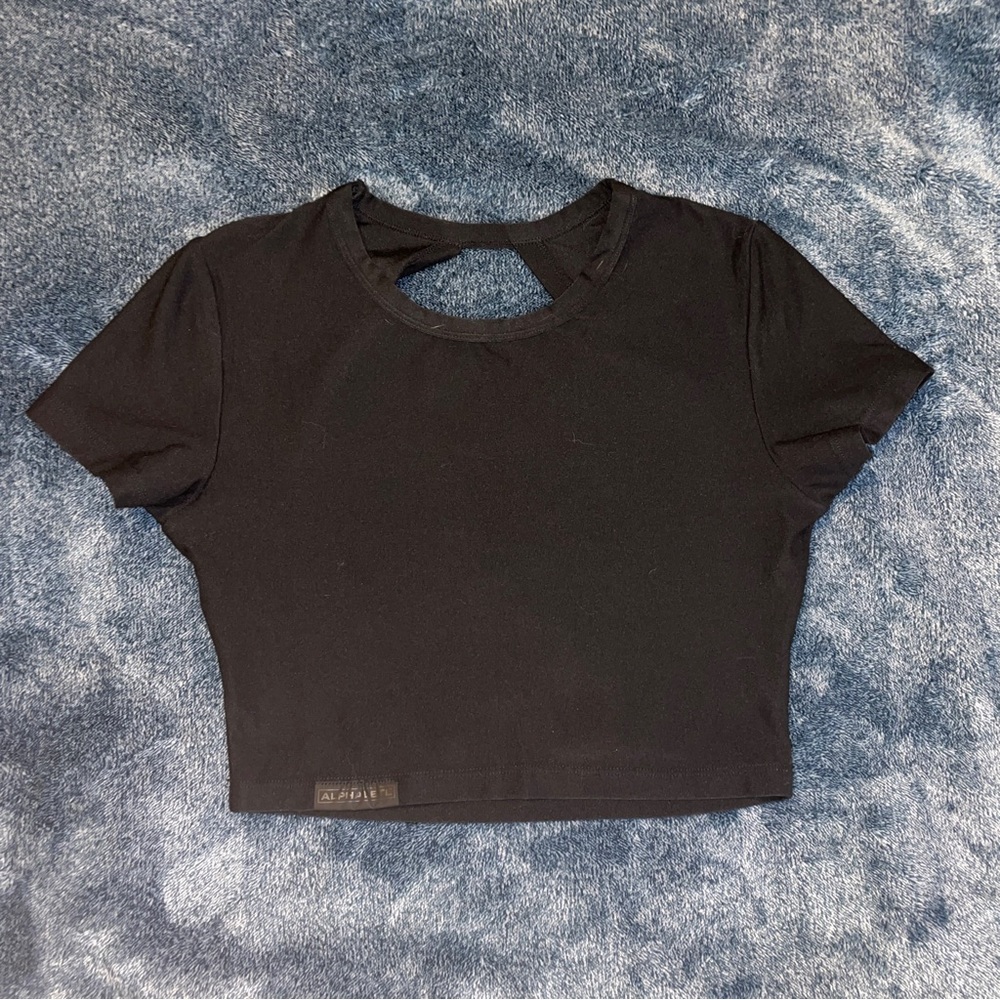 Alphalete cropped tee small